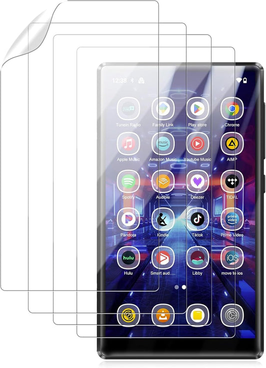Arxonis 4-Pack X56 MP3 6H Screen Protector for MECHEN Player, Hardness Tempered Glass, Anti-Fingerprint,Anti-Scratch