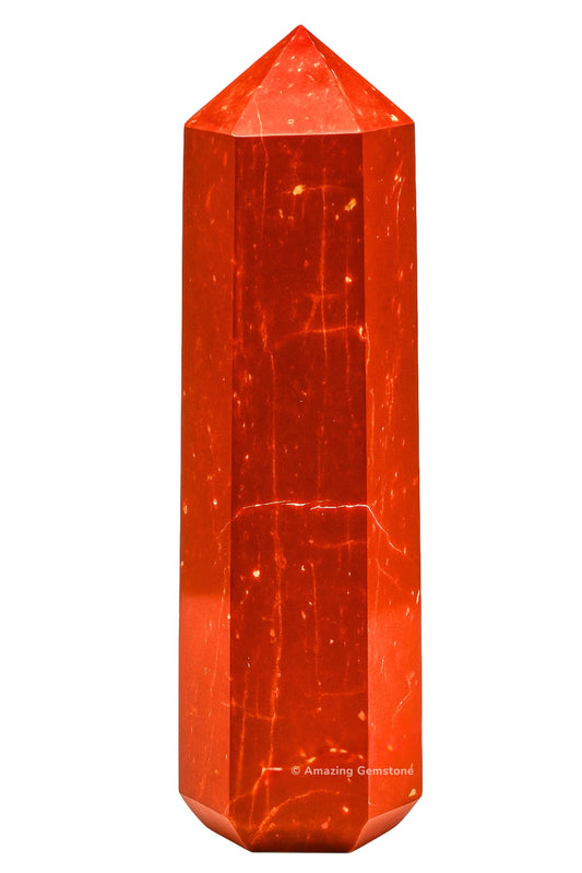 Amazing Gemstone Large Red Jasper Crystal Towers ~ Natural Healing Crystal Point Obelisk for Reiki Healing and Crystal Grid (5.5" to 6" INCH)