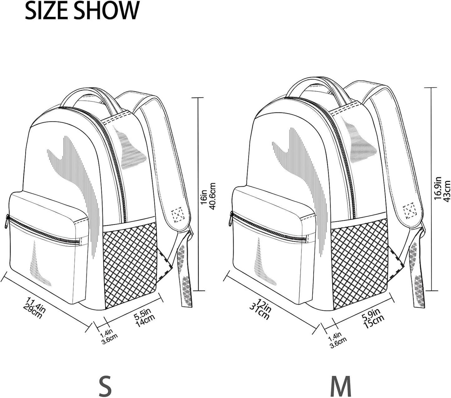 Krafig Backpacks Backpack Daypack Retro Starfish Lobsters Boys Girls Kids School Bookbag, School Bag Travel