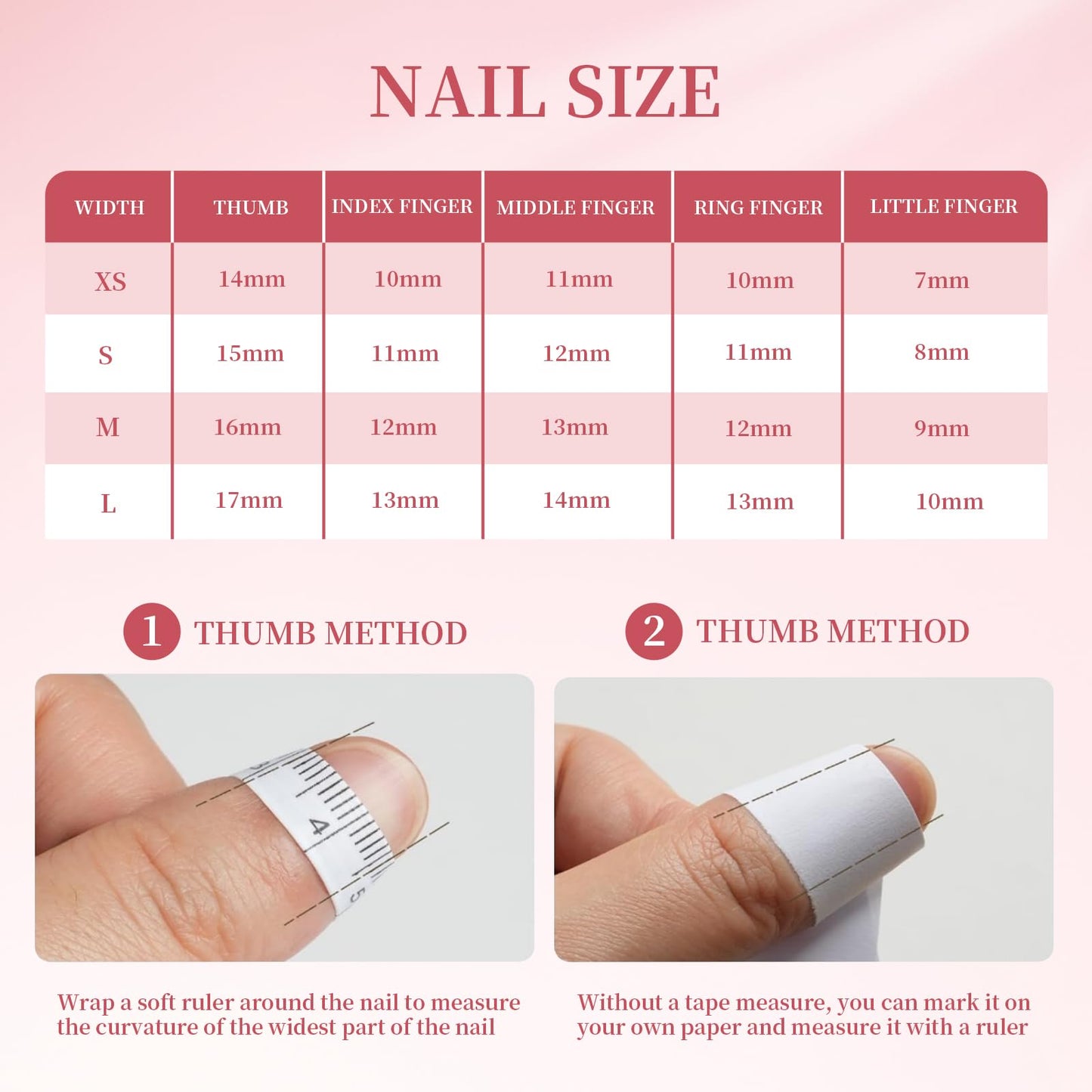 10Pcs(1Pack) Handmade Press On Nails Long Square Nails 30mm Blossom Charm Nails for Women Daily Party Wear Size L
