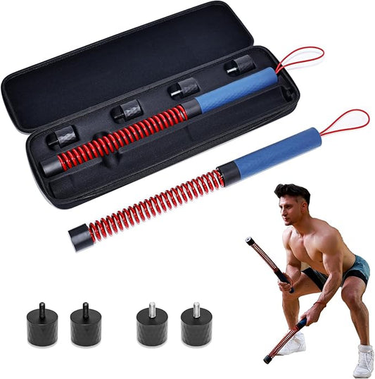 Ropeless Battle Rope, 2nd Generation Upgraded Version, Adjustable Weight, Portable Strength and Aerobic Trainer for Muscle Training Suitable for Athletes, Boxers, and Home Gyms to Burn