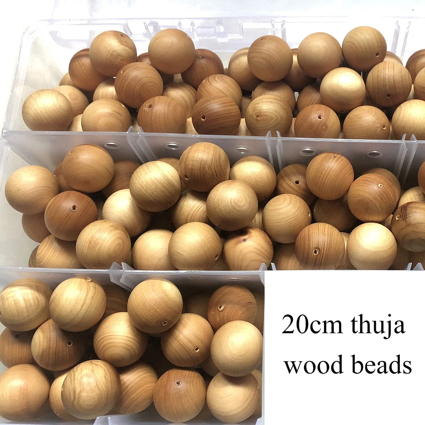 CarpenterC 500pcs 8mm Gorgeous Natural Round Polished Rosewood Loose Beads for Jewelry Making DIY Handmade Crafts