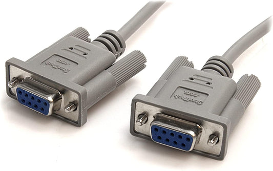 10' RS232 DB-9 DB-9 10 (SCNM9FF) StarTech.com Serial Null Modem Cable - Null modem cable - (F) to (F) - ft
