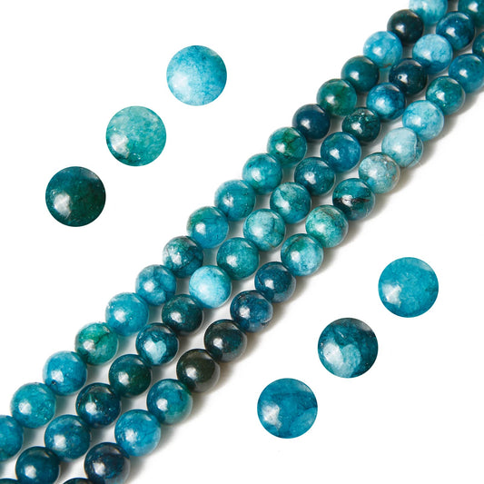 100pcs 10mm Apatite Beads Natural Gemstone Beads Round Loose Beads for Jewelry Making