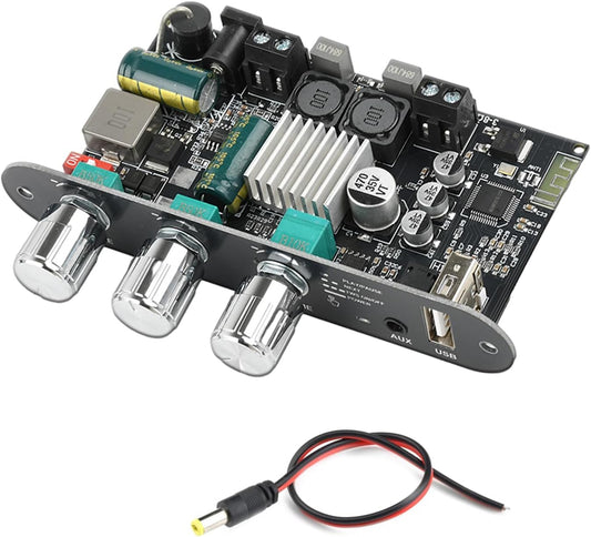 ZK-1001U TWS,100W 9-24V Mono Bluetooth AMP Board with Vehicle Amplifier Input Wide Voltage Home Audio Amplifier