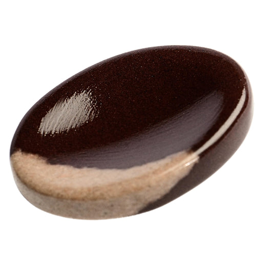 Anaya Agate Narmada Shiva Lingam Worry Stones Certified Crystal Thumb Worry Stone for Anguish Relaxing & Soothing Balance Stones for Meditation Stress Relief Crystals and Healing Stones for Men Women