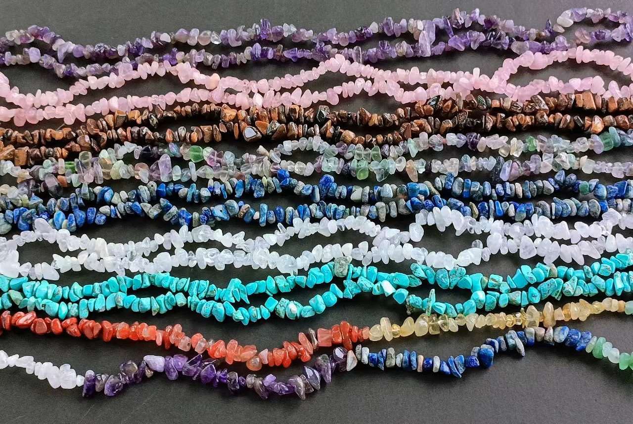 LAIDANLA Tiger Eye 400pcs Natural Chip Stone Beads 5-8mm Healing Crystal Irregular Gemstones Drilled DIY Loose Rocks Bead Crystal for Bracelet Earrings Necklace Jewelry Making Crafting