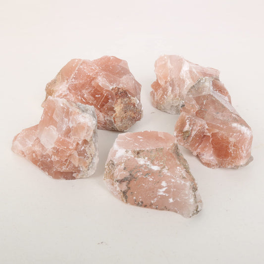 REAL-GEMS Natural Raw Healing Crystals Rough Stones for Tumbling, Cabbing, Polishing, Wire Wrapping, Wicca & Reiki Crystal Healing, Mix Gemstones,7 Chakra (Calcite)