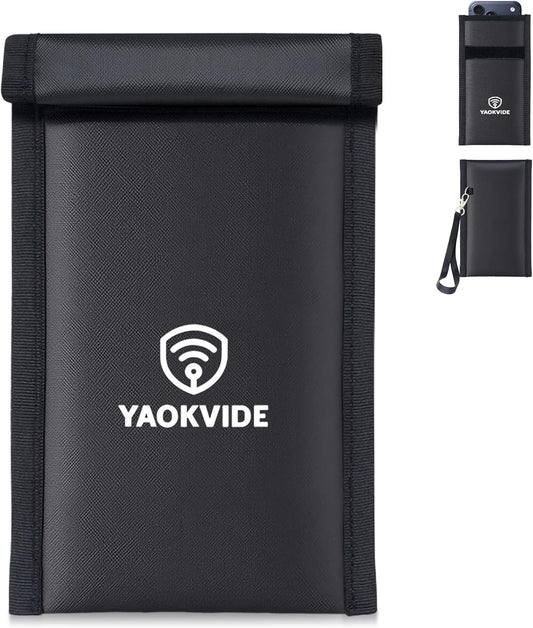 [5G/WiFi/Bluetooth/GPS], Faraday Bags for Phones & Car Keys Anti Theft Signal Blocker Prevents Keyless Entry Hacking