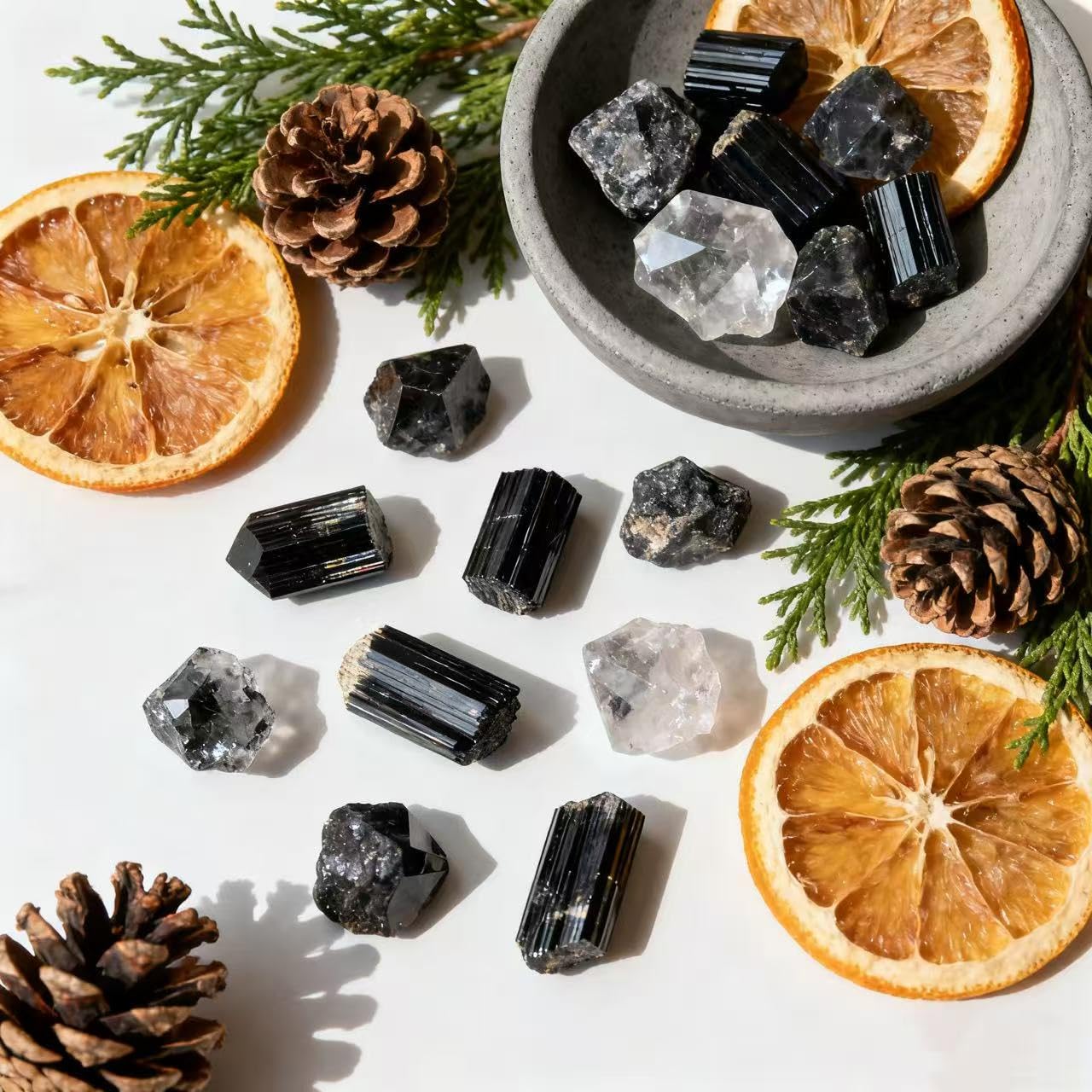 Sulanvi Bulk Raw Crystals - Beginner DIY Healing Crystal Set, 1.2-2.0” Natural Unpolished Gemstones for Terrarium, Meditation, Tarot, Grids, Aroma Stone, 0.45lb (Chalcopyrite-L)
