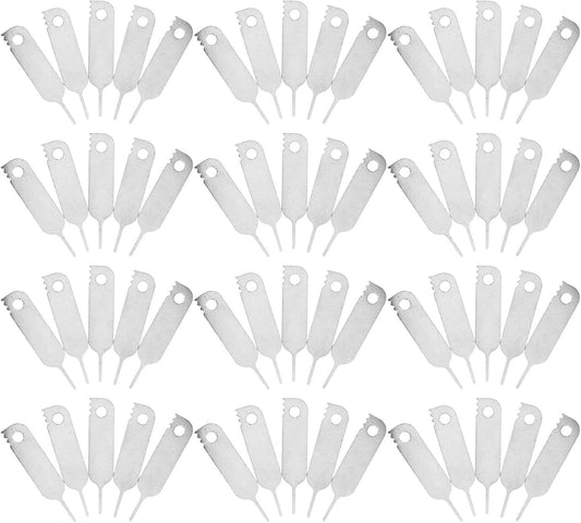 400pcs KALLORY Sim Card Eject Pins and Mobile Phone Card Removal Tools with Hanging Hole, Universal Sim Tray Opening