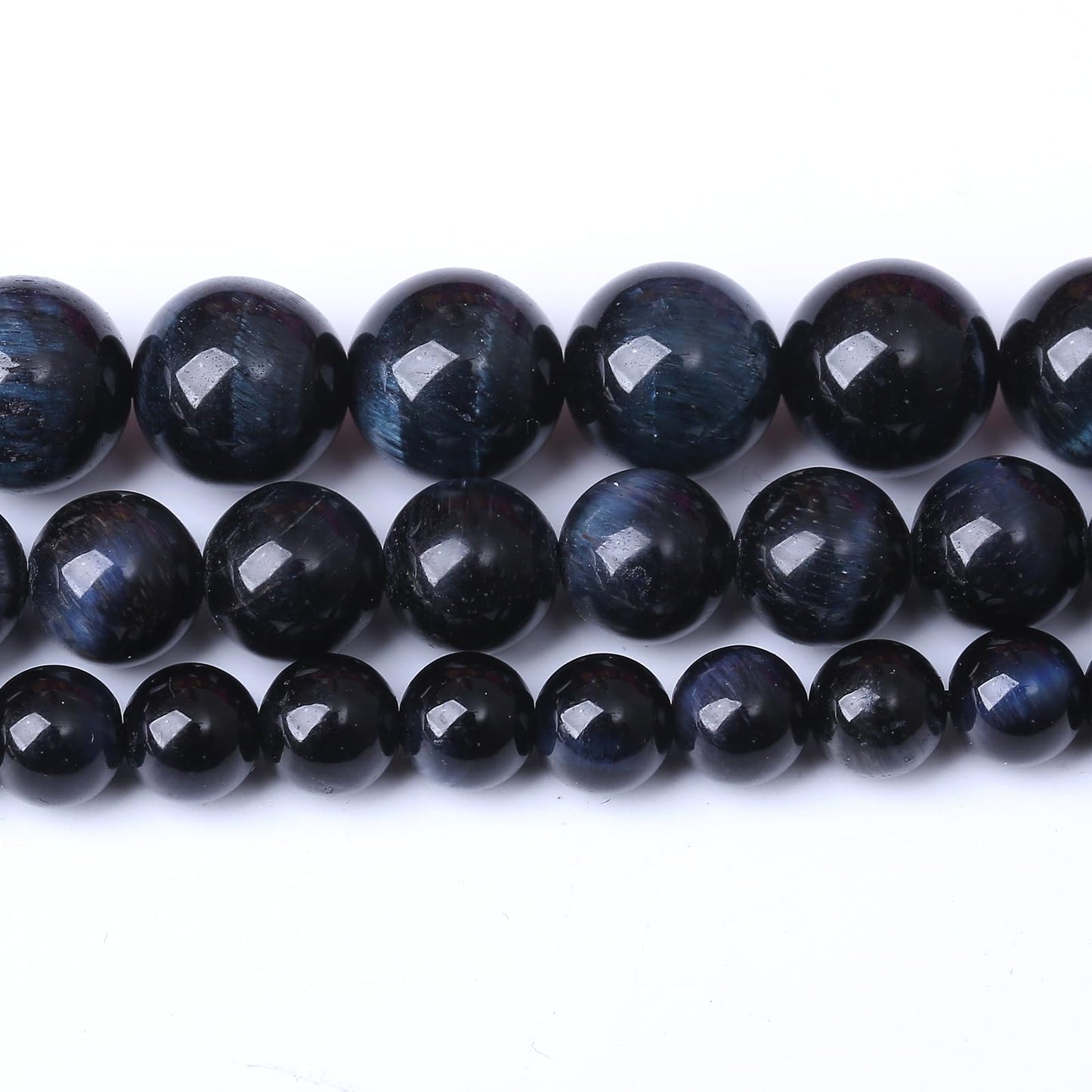 90PCS 4MM AAA Black Tiger Eye Stone Beads Natural Gemstone Bead Crystal Healing Energy Jewelry Making DIY 16 inches