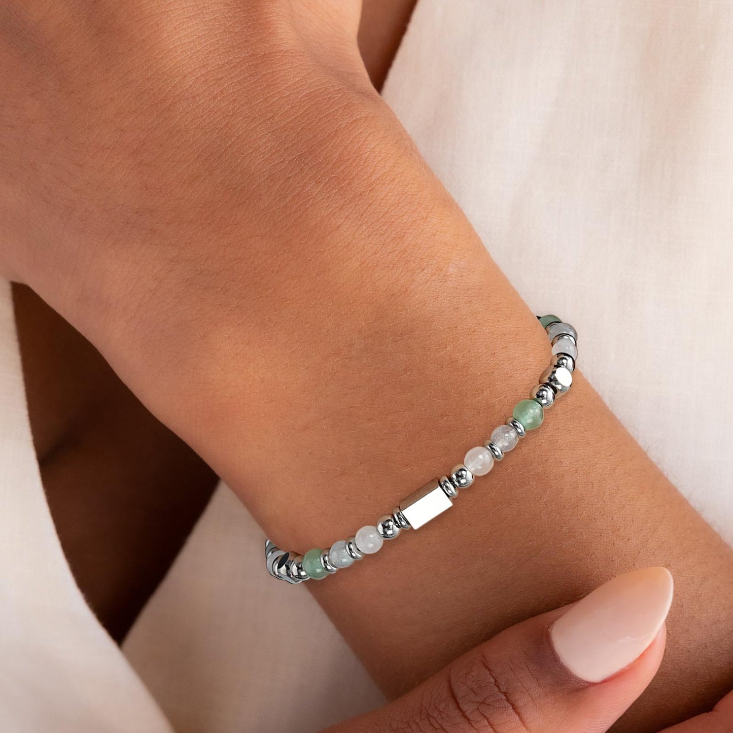ESPVO Coworker Retirement Bracelet for Women Gifts Graduation Her Crystals New Beginnings Best Friend Inspirational Farewell Leaving Housewarming Going Away Divorce Birthday Jewelry Natural Stones