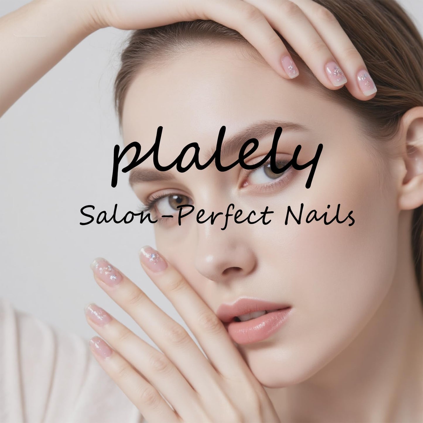 plalely Square Press on Nails Long Red Fake Nail3D Flowers Charm and Red Rhinestones Acrylic Nail Press ons with Embossed Butterfly Design Stick on Nails for Women 24pcs