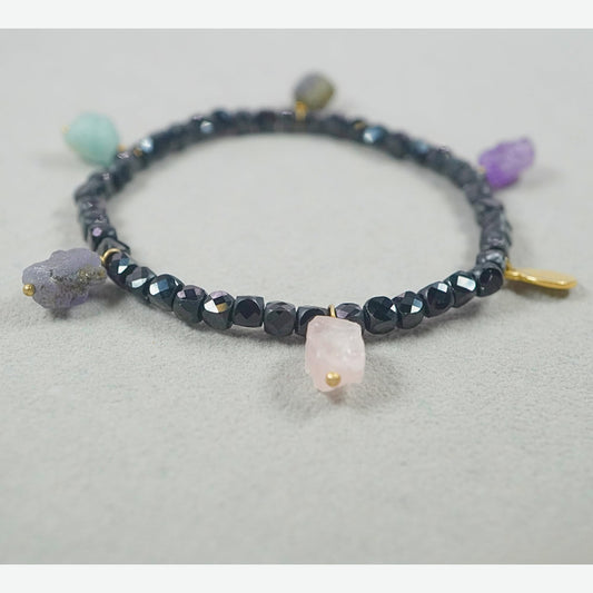 Black Onyx Bracelets for Women - Elegant Chakra Charm Beaded Bracelets for Women - Premium Womens Bracelets with Stunning Energy Balancing Gemstones Onyx for Spiritual Harmony and Style