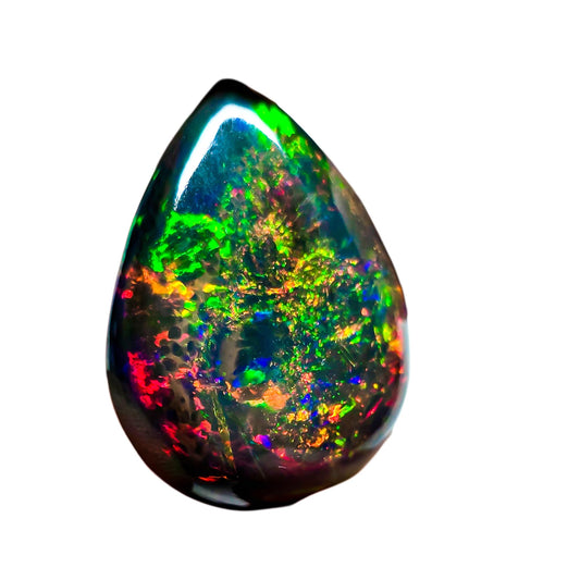 21.50 Ct Welo Fire Ethiopian Opal | Oval Cabochon Loose Gemstone 23x18 mm