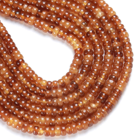 150PCS 2x4mm Natural Gold Tourmaline Jades Stone Rondelle Beads Abacus Disk Stone Beads Round Loose Spacer Gemstone for DIY Bracelet Necklace Jewelry Making