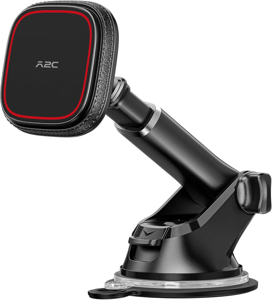 APPS2Car for MagSafe Car Mount, Dashboard & Windshield Suction Cup Holder with Telescopic Arm, Magnetic Phone Holder