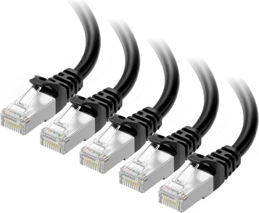 10Gbps 5-Pack 6A 10ft, 6A Cat6A Cable Matters Snagless Shielded Cat Ethernet Cable - Cat Cable, Cord, Ethernet Cord