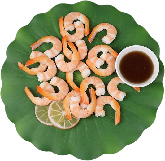 YUGSHNKFC 4PCS Fake Shrimp Simulation Food Model Highly Photo Tool PVC Food Toy