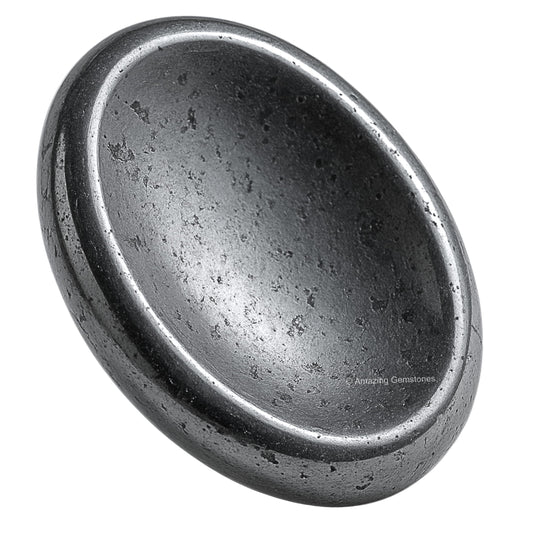 Amazing Gemstone Hematite Worry Stone Crystals and Healing Stones - Worry Stones for Stress Relief Gifts - Piedra Crystal Fidget for Meditation,Relaxation - Unique Stocking Stuffers and Birthday Gift
