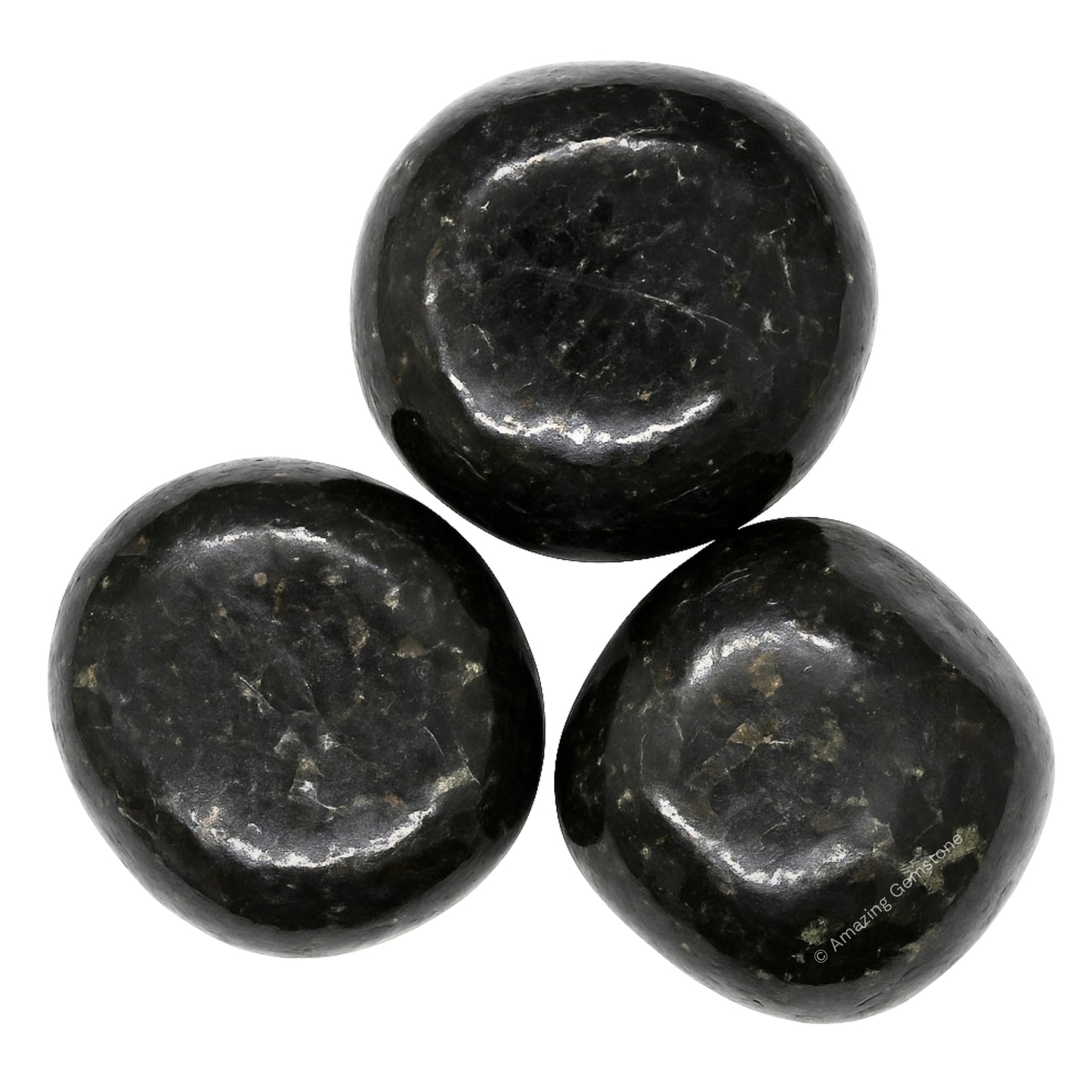 Amazing Gemstone Nuummite Crystals & Healing Stones Tumbled - 1oz Nuummite Stone Gem Stones, Healing Stones for Energy Balance,Stress Relief - Premium Polished Gems Rocks for Meditation & Wellness