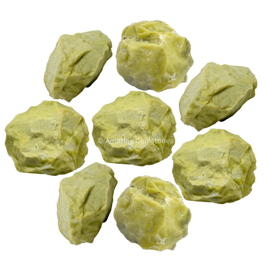 Amazing Gemstone Serpentine Raw Crystals and Healing Stones, Natural Rocks for Tumbling and DIY Raw Stones and Crystals (1 lb)