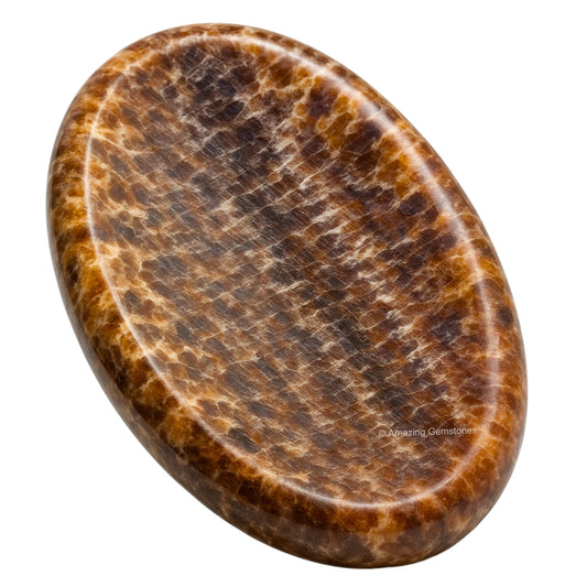 Amazing Gemstone Aragonite Worry Stone Crystals and Healing Stones - Worry Stones for Stress Relief Gift - Piedra Crystal Fidget for Meditation, Relaxation - Unique Stocking Stuffers & Birthday Gifts