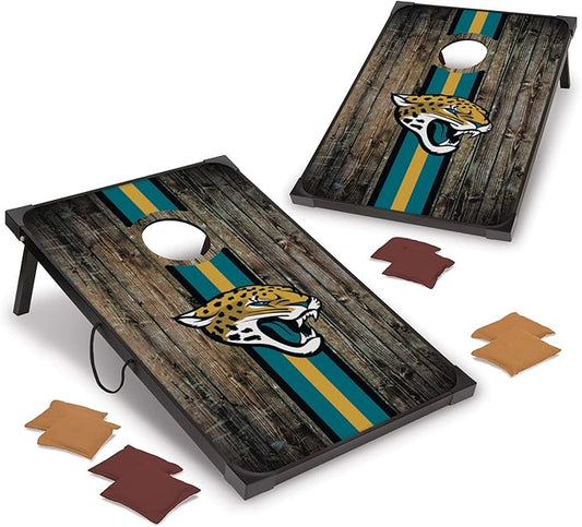 Wild Sports NFL 2' x 3' MDF Deluxe Cornhole Set - with Corners and Aprons