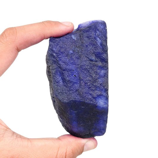 REAL-GEMS 1600 Ct Natural Raw Blue Sapphire Raw Loose Gemstone for Jewelry Making and Healing Crystal Energy Decor Display