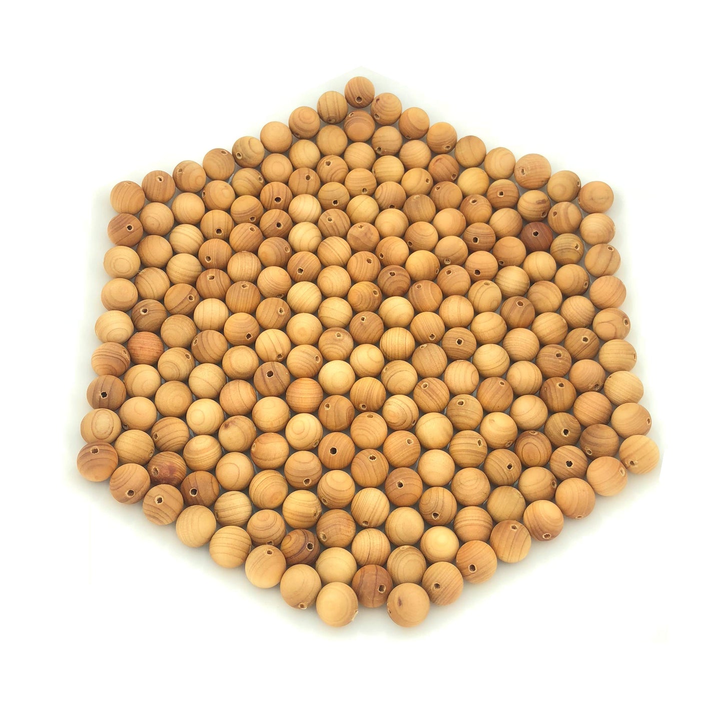 CarpenterC 200pcs 6mm Gorgeous Natural Round Polished Rosewood Loose Beads for Jewelry Making DIY Handmade Crafts