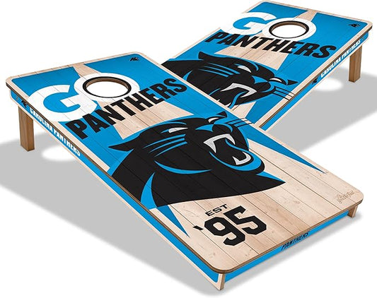 YouTheFan NFL 2’ x 4’ Professional Wood Cornhole Game