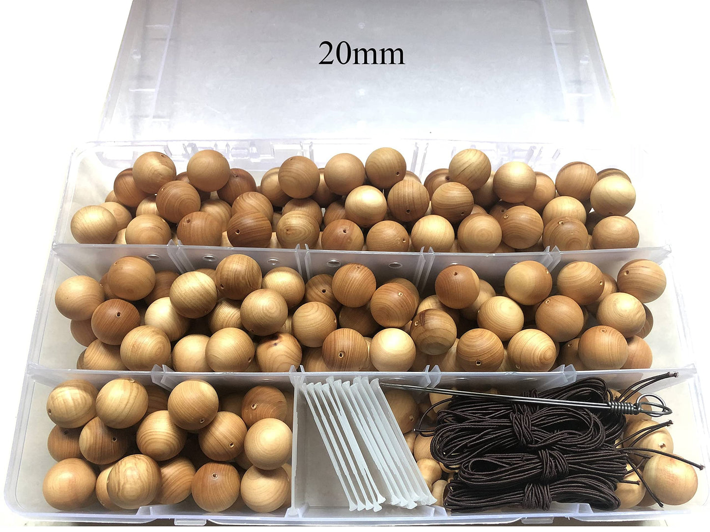 CarpenterC 500pcs 6mm Gorgeous Natural Round Polished Rosewood Loose Beads for Jewelry Making DIY Handmade Crafts