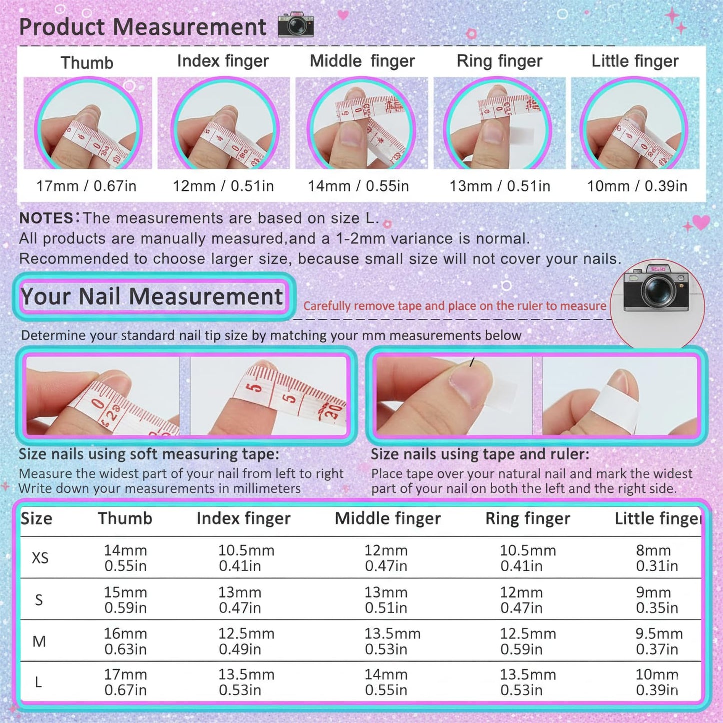 IMRAIN Handmade Press on Nails - Milky White Jelly with Gold Foil Luxury Art - 10Pcs Almond Shape Simple Elegant Minimalist Marbling Nails(m)
