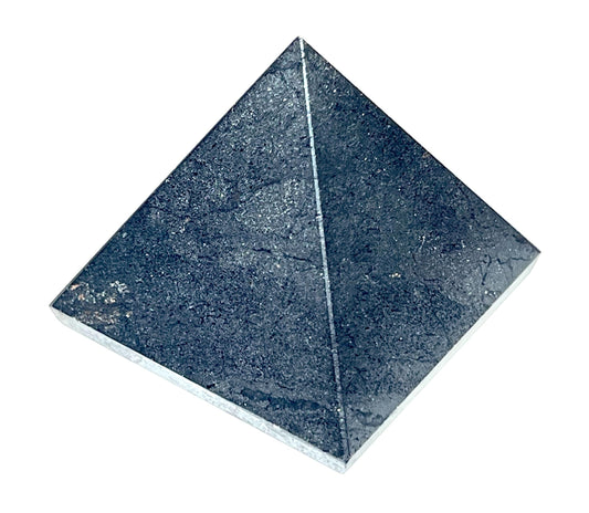 Hematite Energy Pyramid – Birthstone Meditation & Balance Stone, 2 Inch