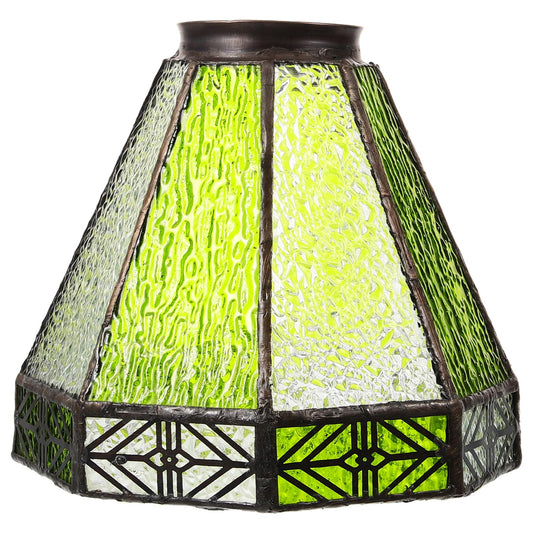 OSALADI 5.51 Inch Glass Lamp Shade Replacement Mediterranean Style Pendant Light Cover for Restaurant Bar Decoration