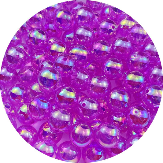 1000pcs Acrylic Round Beads 6mm AB Colors Craft Beads Round Spacer Beads with Holes for Earring Bracelet Necklace Key Chains Jewelry Making(Light Peach AB)