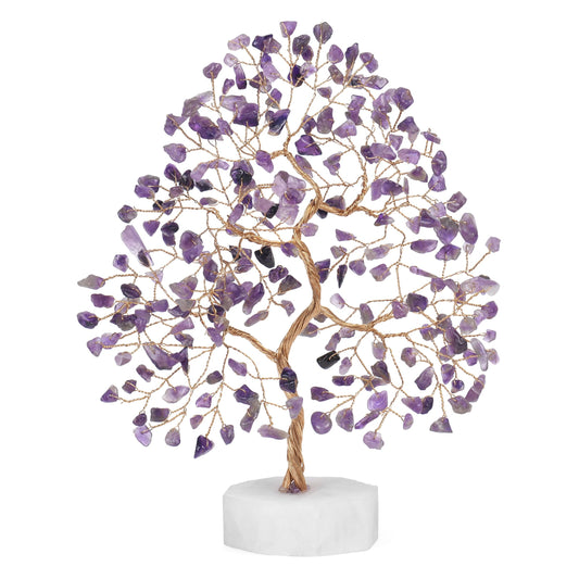 Amethyst Tree of Life - Crystal Chakra Tree for Positive Energy, Thoughtful Gift for Women
