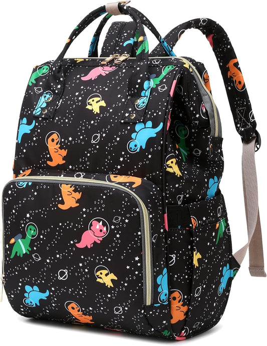 Xunteny Backpack, Backpack 15.6 Inch Backpacks Dinosaur Women Laptop College School Bookbag Computer for Work Business