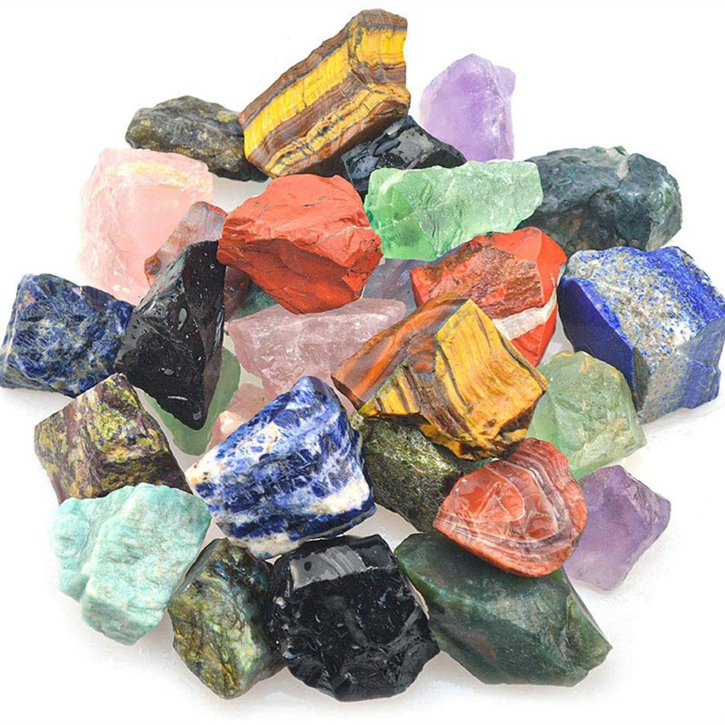Unakite Raw Crystals Healing Crystals Natural Rough Stones 1.2-2" for Tumbling, Fountain Rocks, Yoga, Meditation, Polishin, Gift 41