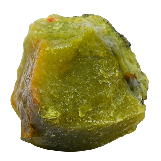 Amazing Gemstone Green Opal Raw Crystals and Healing Stones, Natural Rocks for Tumbling and DIY Raw Stones and Crystals (1 lb)