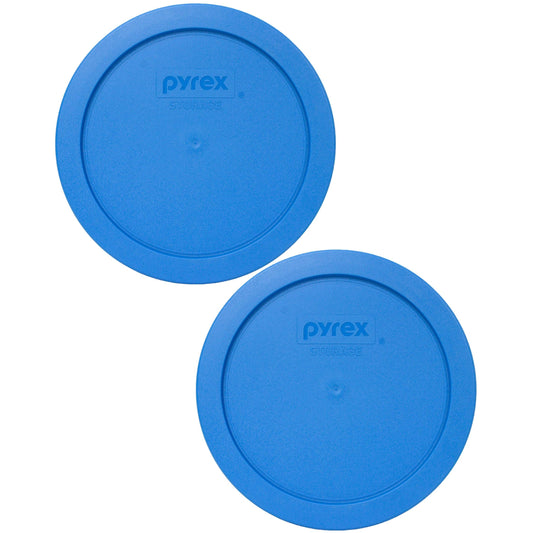 Pyrex 7201-PC 4 Cup Marine Blue Food Storage Replacement Lid (2-Pack)