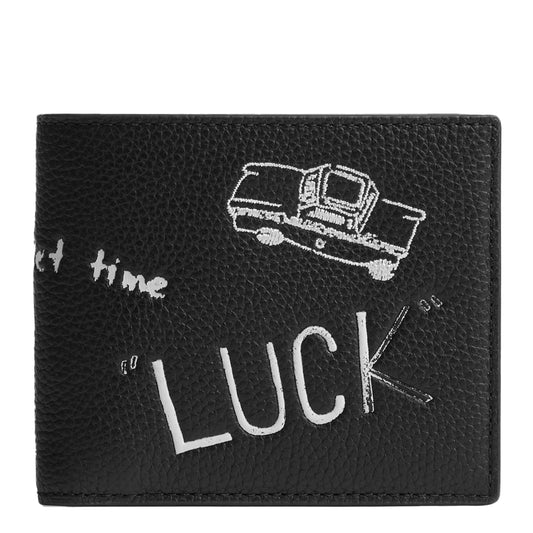 COACH 3 in 1 Wallet with Sketch Print, Black Multi
