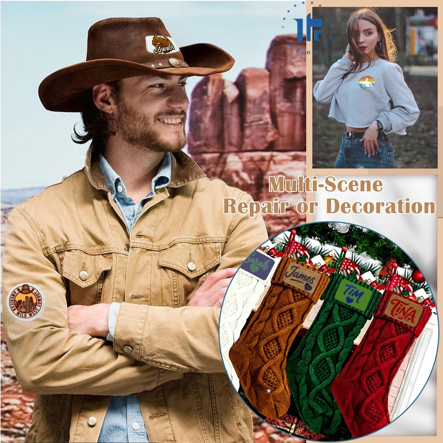 iFForce Full Sublimation Patches with No Border - 30 Pcs Iron on Blanks White Waterproof Smooth Glossy Material - Heat Press Rectangular Patch Adhesive for Hat Cap Clothes Business