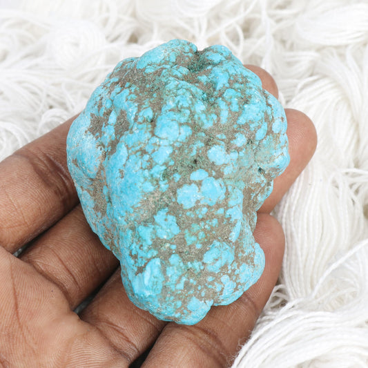 GEMHUB Natural Blue Turquoise Approximate 557 Ct Raw Blue Turquoise,Blue Turquoise Chunk, Raw Uncut Rough Healing Crystal Blue Turquoise Gemstone