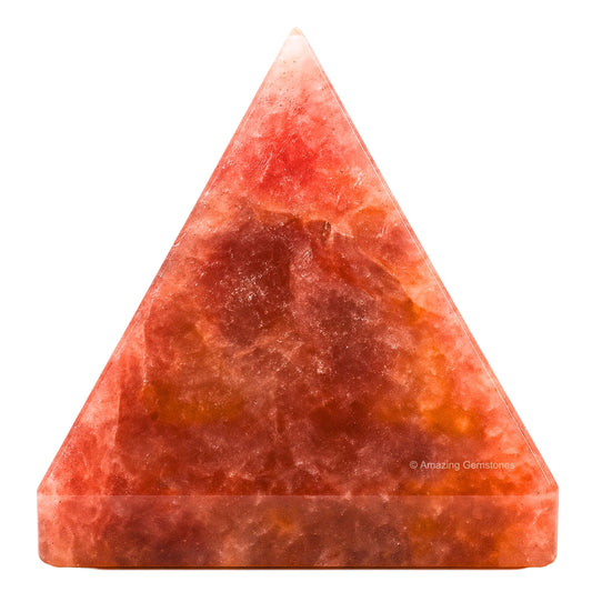 Amazing Gemstone Strawberry Quartz Pyramid Crystal Healing Stones - 2" Great Pyramid Figurine of Natural Stone Pyramid for Meditation, Reiki, Chakra Balancing and Crystal Pyramids Grid
