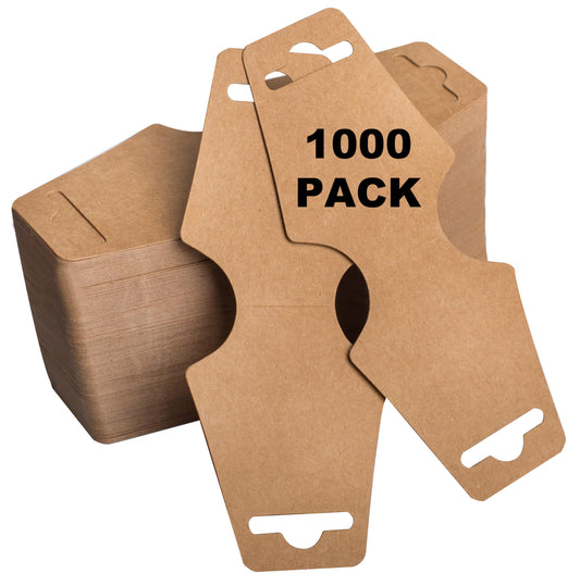 1000 Pack Jewelry Display Cards - Necklace, Bracelet & Choker Cards - Easy & Simple Display Solution, Bulk Pack