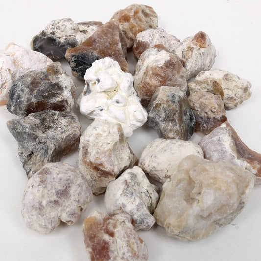 REAL-GEMS Natural Raw Healing Crystals Rough Stones for Tumbling, Cabbing, Polishing, Wire Wrapping, Wicca & Reiki Crystal Healing, Mix Gemstones,7 Chakra (Yellow Opal)