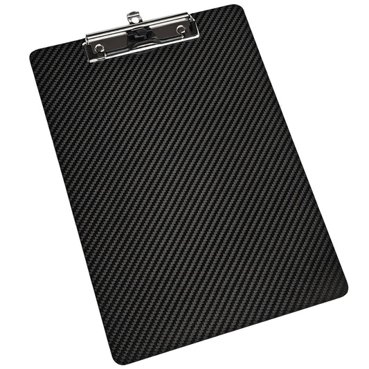 Carbon Fiber Clipboard 9x12.5 Inch with Penholder - Standard A4 Letter Size, Lightweight Real 3K Carbon Fiber Writing Board, Durable Drawing Board for Sketching, Writing, Office, Outdoor