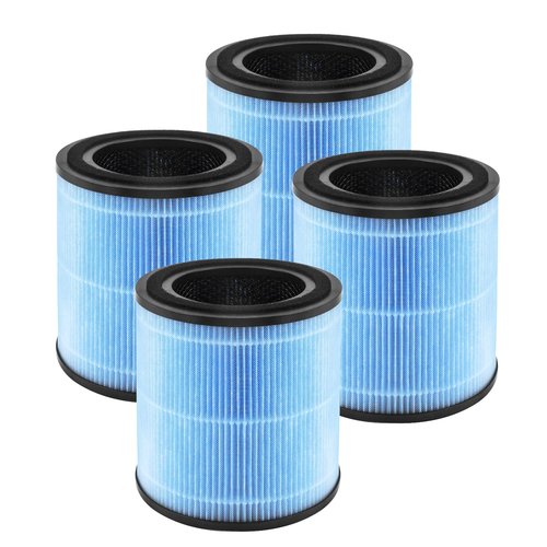 AP0601 Replacement Filter Compatible with AIRTOK AP0601 air Purifier, 4-in-1 True Air Purifier Filter, High efficiency activated carbon Filter, 4PACK